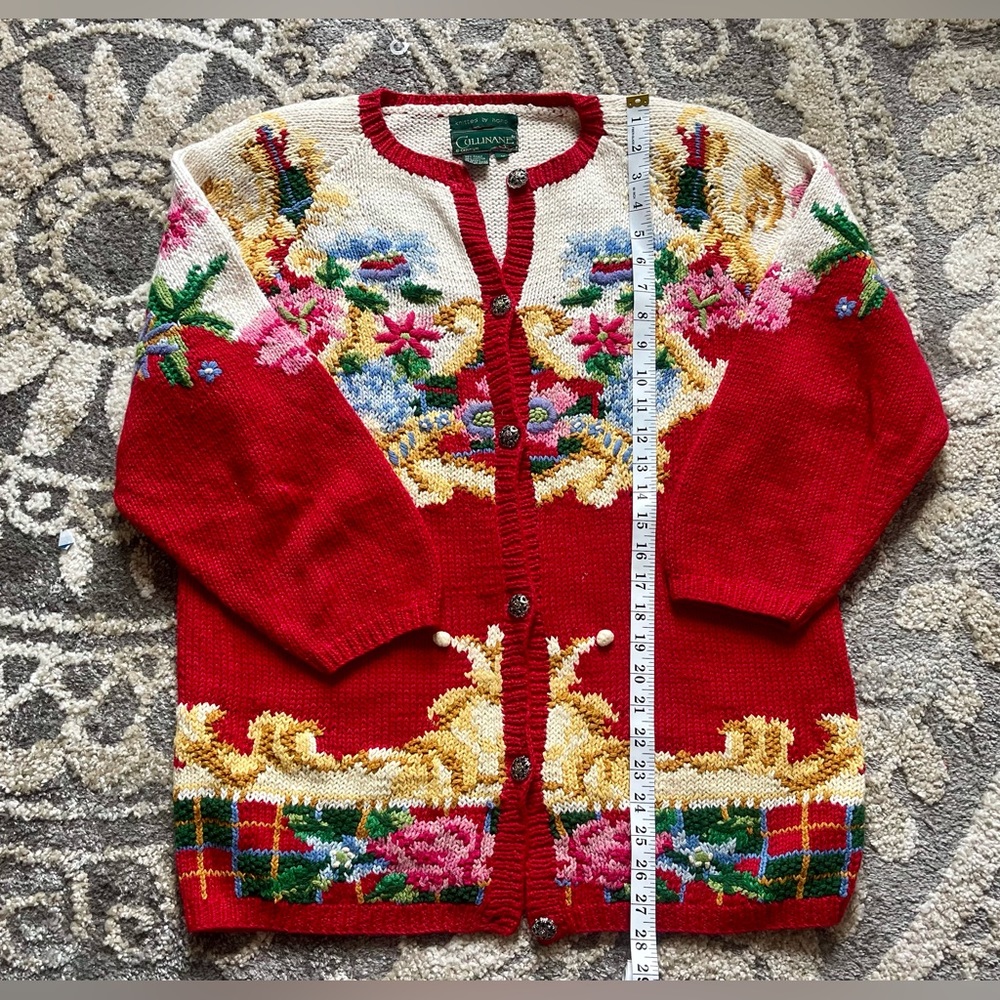 Cullinane hand knitted cardigan size medium over sized. Pre owned